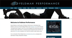 Desktop Screenshot of feldmanperformance.com