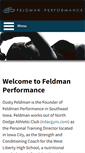 Mobile Screenshot of feldmanperformance.com